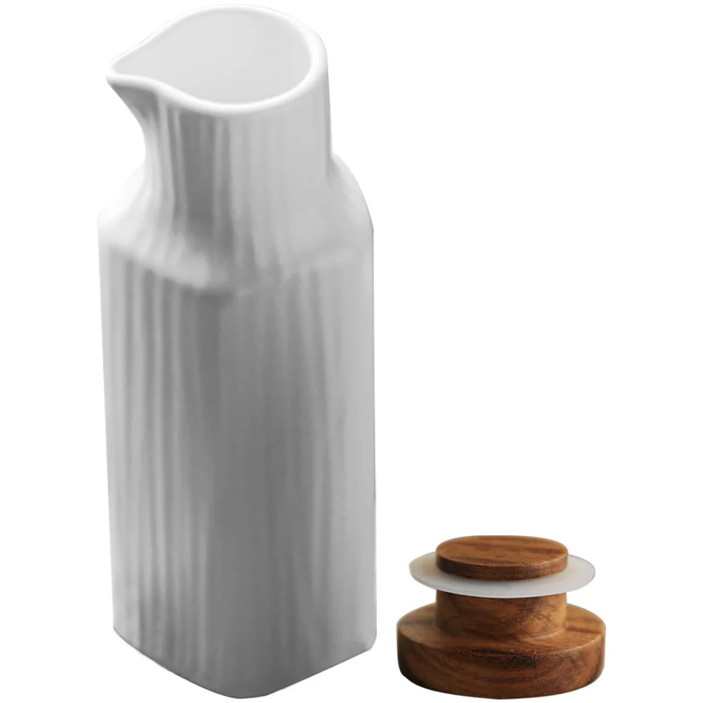 

Maple Sugar Ceramic Seasoning Pot Decor Coffee Syrup Dispenser Condiment