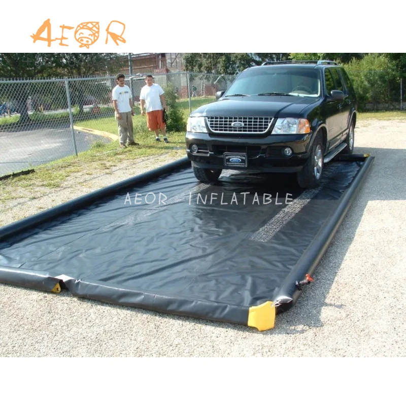 

AEOR 6x3m 7x4m inflatable car wash mat car wash containment mat