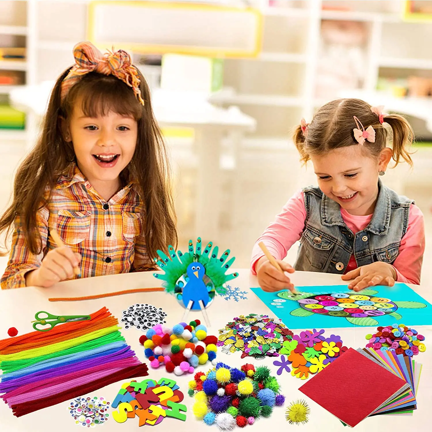 DIY Kids Painting Toys Material Pack Handmade School Art Painting Educational Toys Creative Development Scrapbooking Crafts craft toys