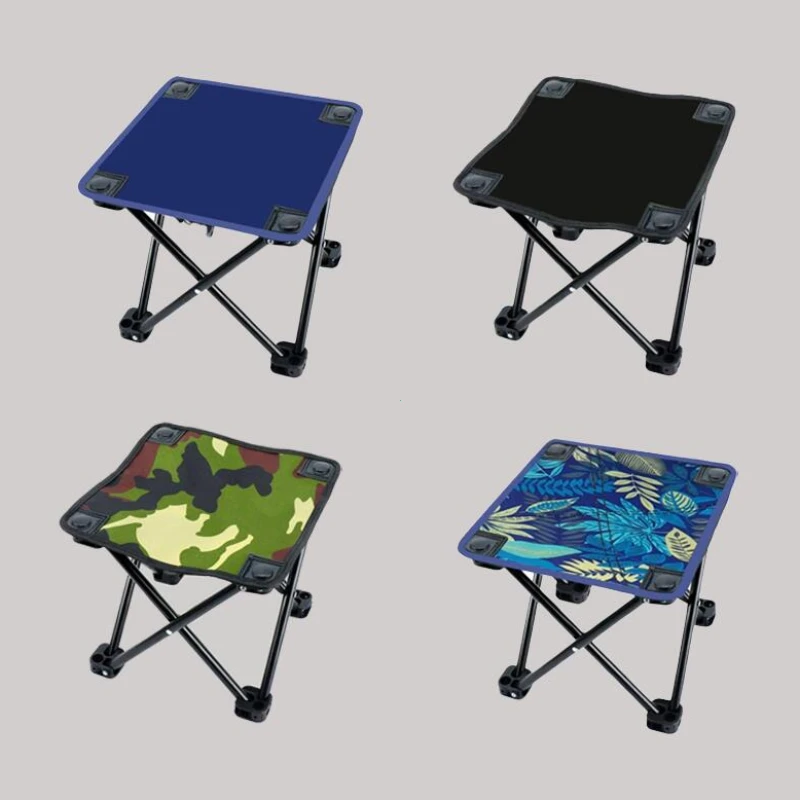 Portable Camping Stool Gardening Stool Folding Portable Small Stool Outdoor Camping Barbecue Walking Hiking Fishing Durable Lightweight Compact Travel Furniture