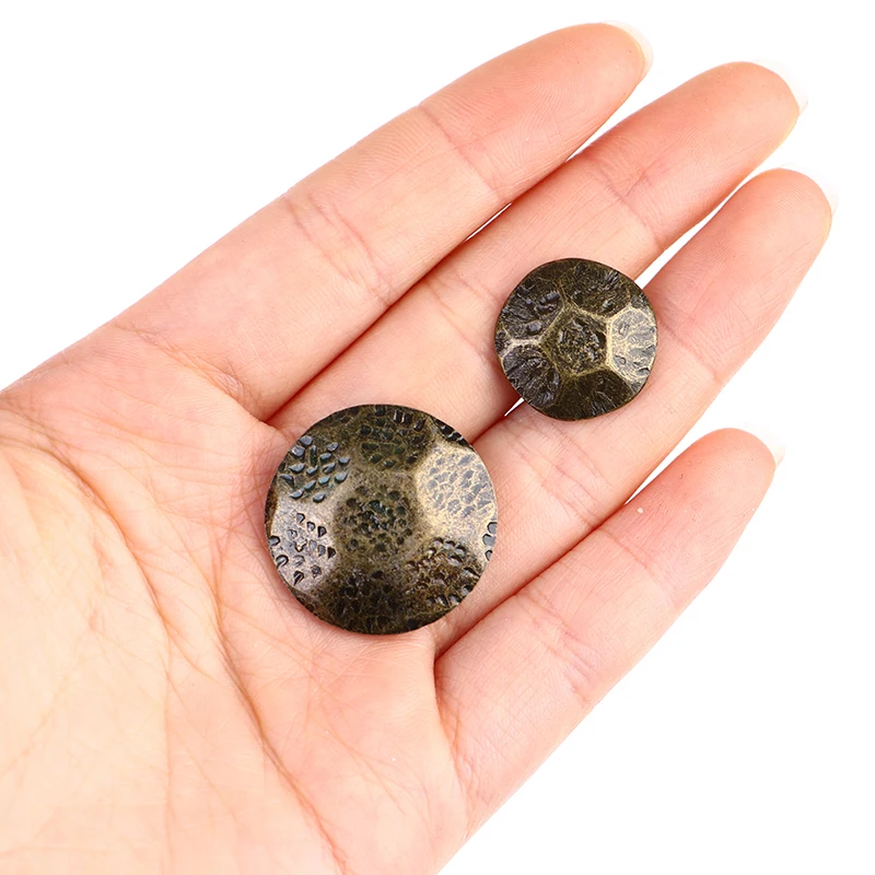 Upholstery Nail Furniture Hardware Vintage Style Bronze Turtle Back Tacks 10pcs