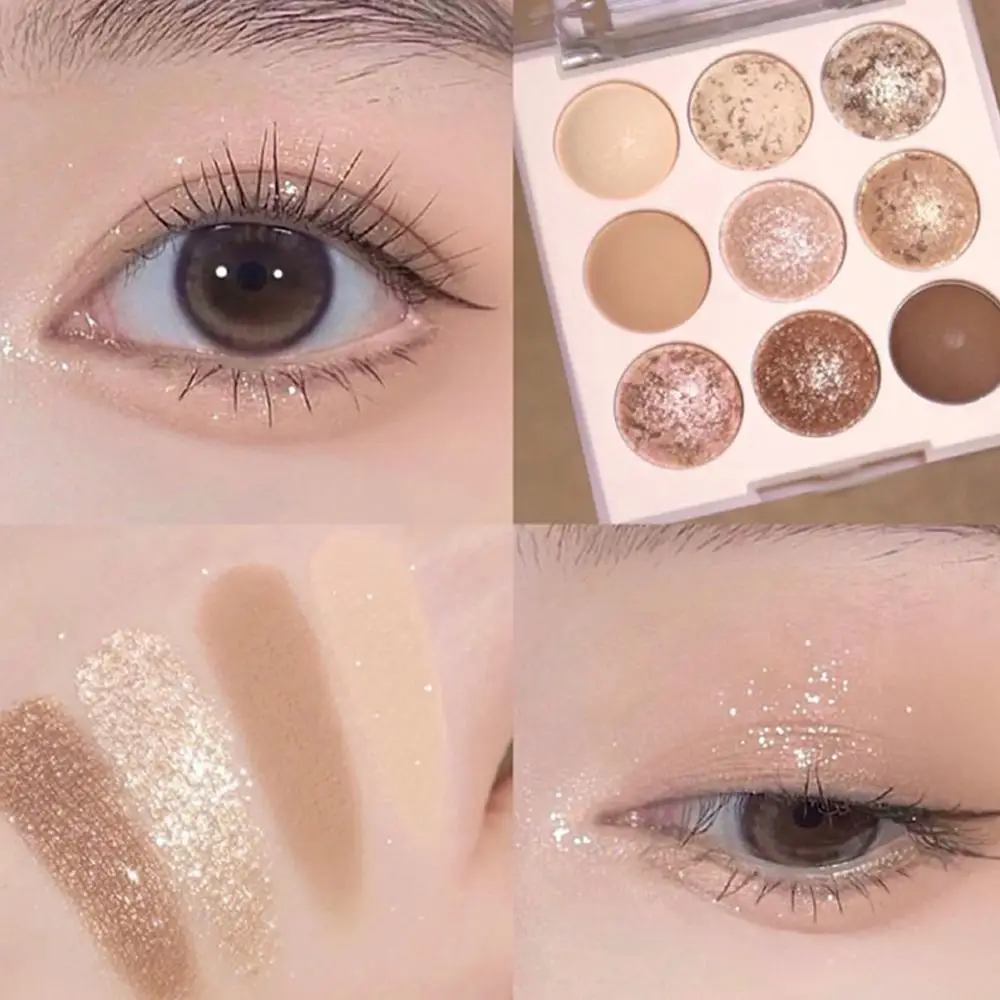 

Ice Cream Eyeshadow Palette Glitter Rose Aegyosal Blush Makeup Soft Purple Eye Eye Eyeshadow Milk Tea Lasting Fairy Oat Gli J3F0