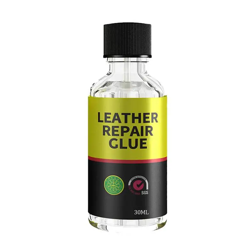 New 30/50ml Car Leather Repair Glue Auto Seat Maintenance Leather Care Liquid Repairing Tool Manual Scratch Automotive Accessory
