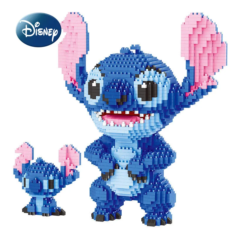 

Disney's Stitch Miniature Building Blocks DIY Cute Cartoon 3D Model 22cm Children's Educational Building Blocks Children's Gift