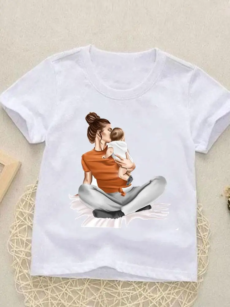 

Детская футболка с коротким рукавом и круглым вырезом, с принтом