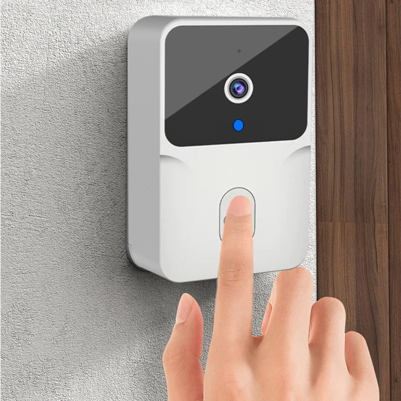 

HD Night Vision Camera Wireless Doorbell WiFi Outdoor Security Door Bell Video Intercom Voice Change For Home Monitor Door Phone