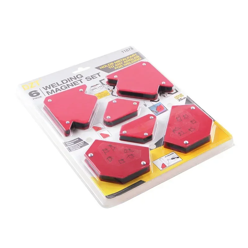 Welding Magnet Fixer 6PCS Welding Positioner Magnetic Fixed Angle Soldering Locator 30 45 90 105 120 135 Degrees Magnet