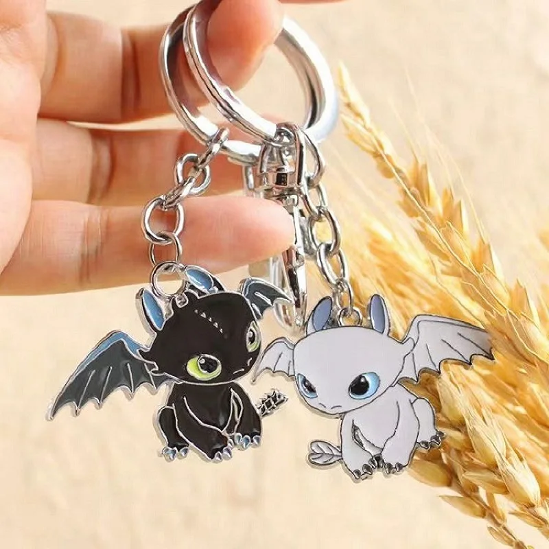 Toothless dragon keychain 3D sports keyring mobile keychain accessories boys and girls backpack accessories key chain backpack decoration