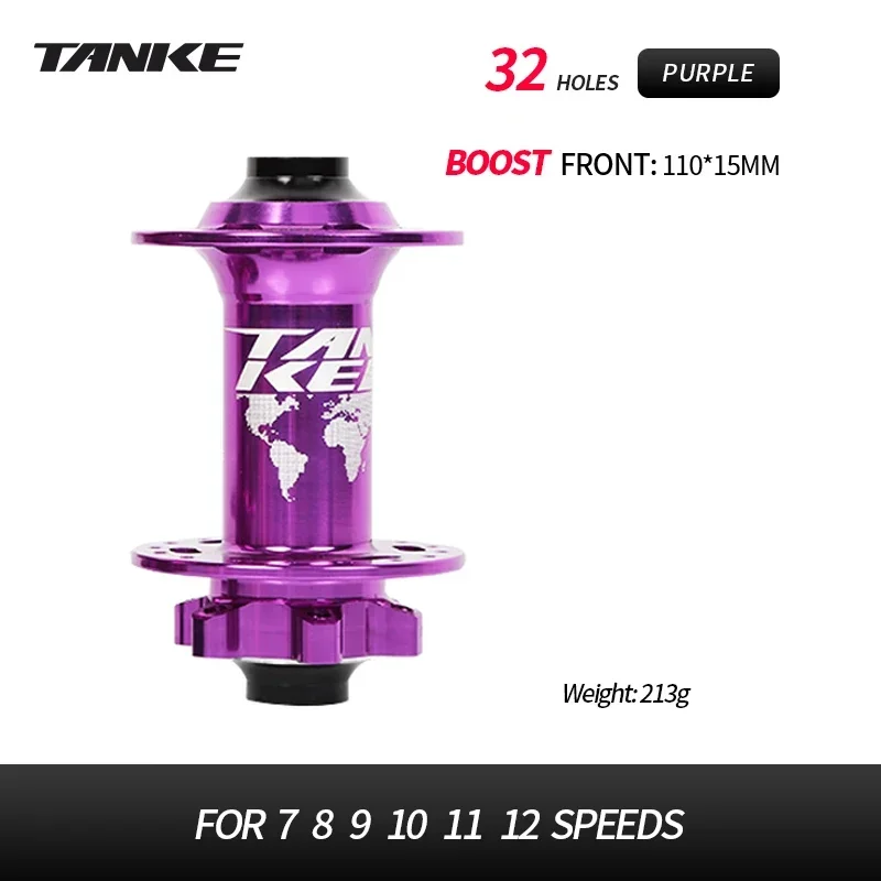 TANKE MTB Hub 12x148 15x110 Aluminum 32 Holes 120 Clicks 4 Bearing