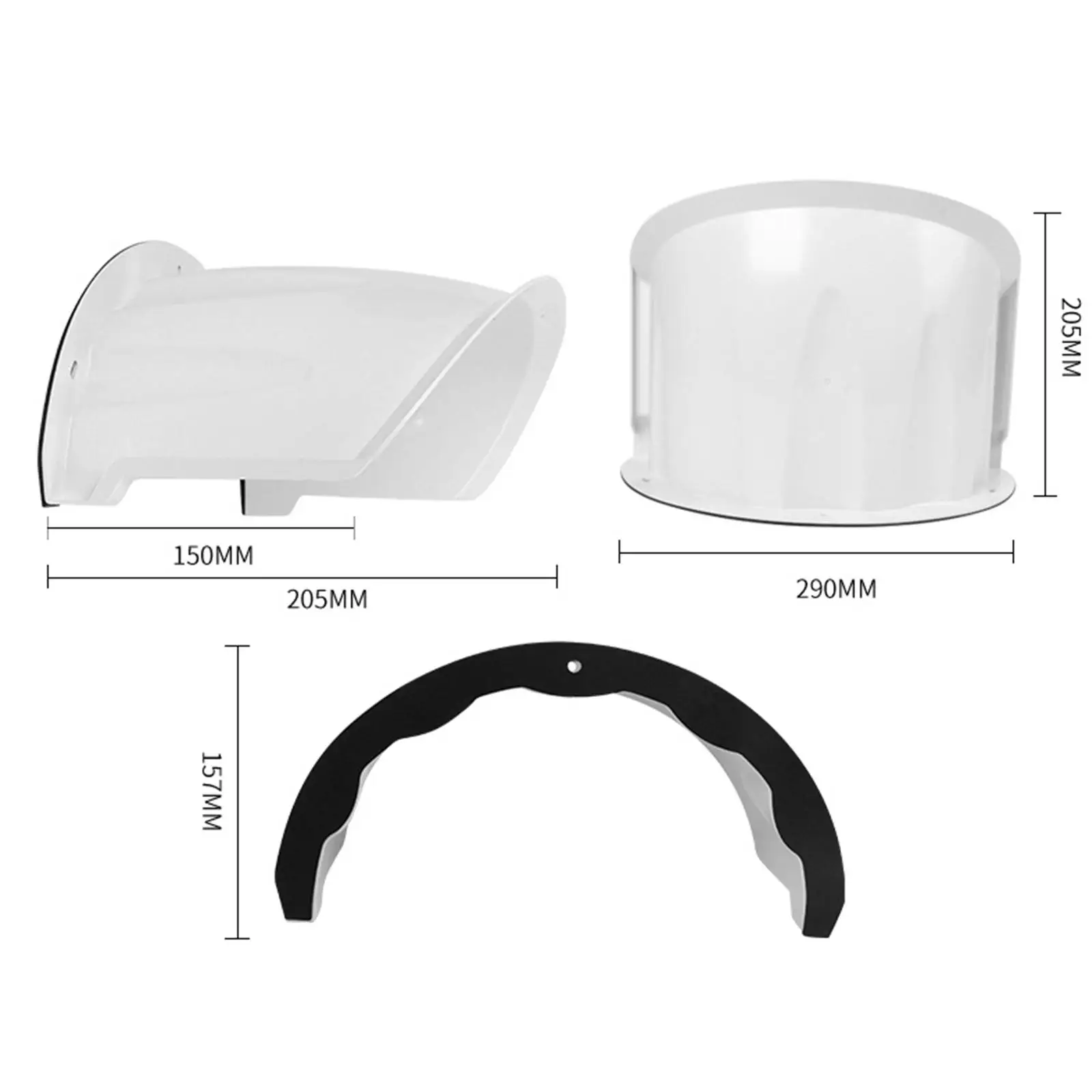 Security Camera Protection Case Stable Universal Durable Camera Cover Shield Housing Shield Weatherproof Rain Sun Shade