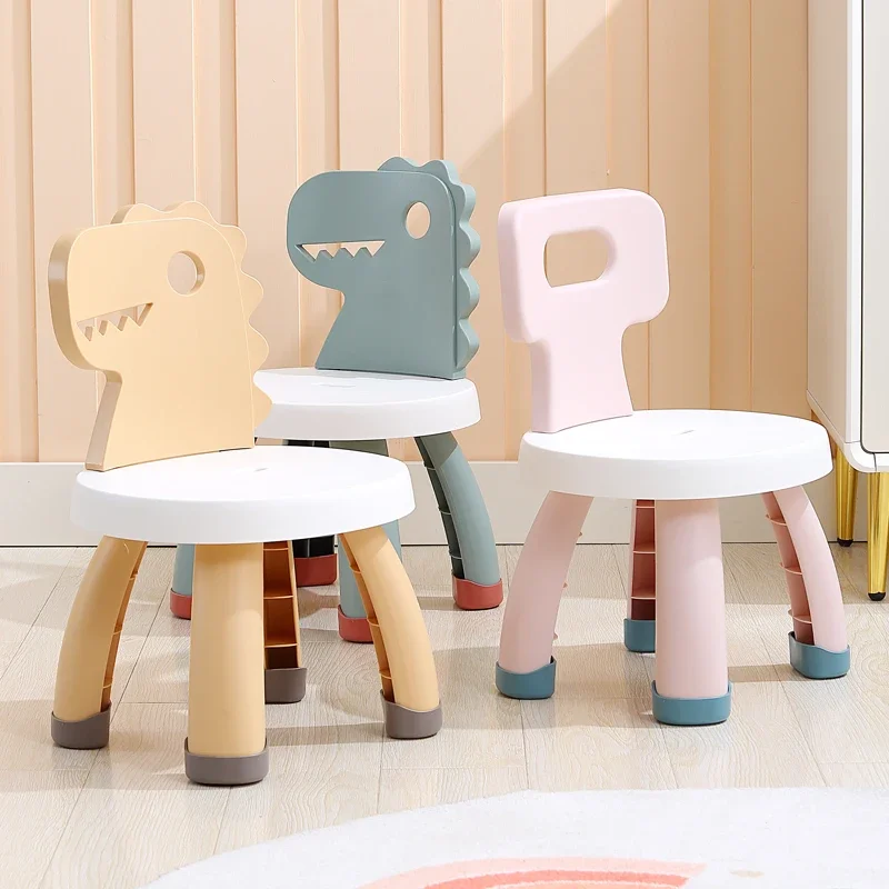 Rocking Child Chair Baby Plastic High Auxiliary Table Growing Childrens Schoolboy Chaise Enfant Children's Room Furniture