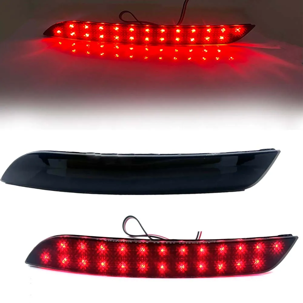 

For BMW 5 Series F10 F11 F18 520d 520i 523i 525d 2 Pieces Rear Bumper Reflector Brake Lights Durable Car LED Singal Stop Lamps