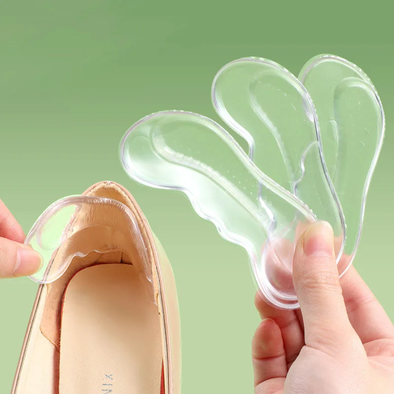 

Silicone Gel Insoles for Shoes Women High Heel Liner Grips Protector Sticker Anti-Wear Shoe Heel Pad Foot Pain Relief Inserts