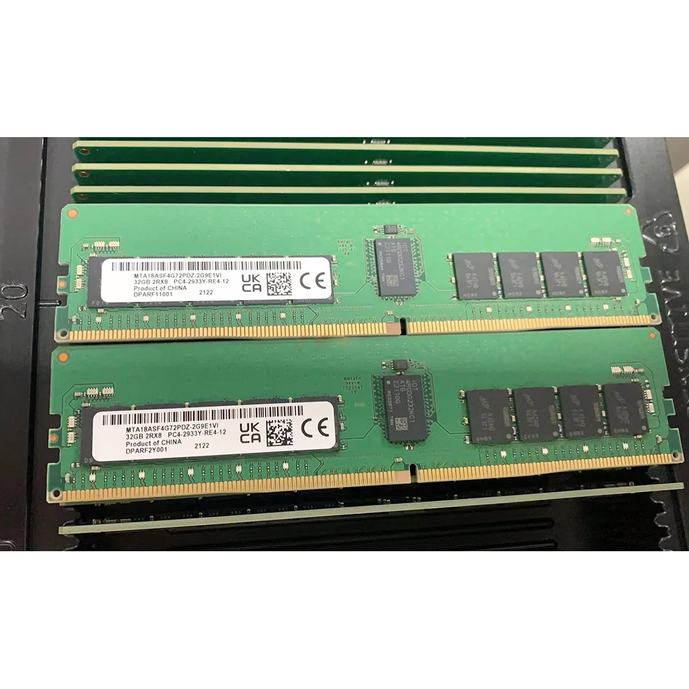 MT 서버 메모리용 MTA18ASF4G72PDZ-2G9E1, 하이 퀄리티 RAM, 32G, 32GB, 2RX8, PC4-2933Y, DDR4, 2933, ECC REG, 1 개