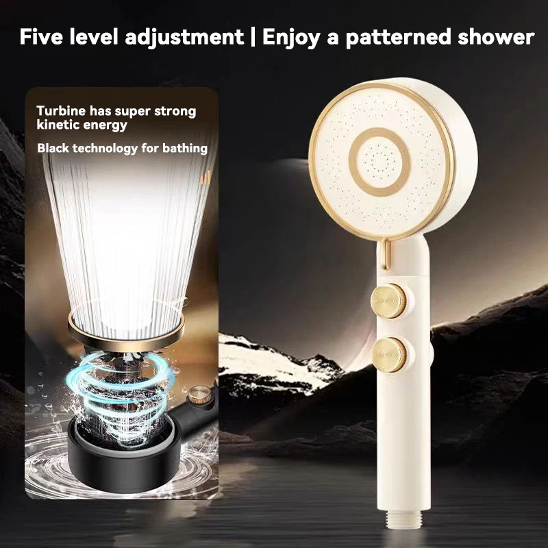 Xiaomi Shower Head High Pressure 5 Modes Water Saving Nozzle Powerful Pressurized Spa Handheld Showers Bathroom Accessorie shower head handheld shower head