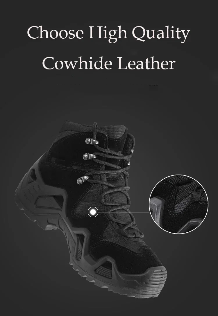 Men Tactical Boots Men Casual Hunting Ankle Outdoor Tactical Hiking Man Hunting Work For Motorcycle Botas Militares