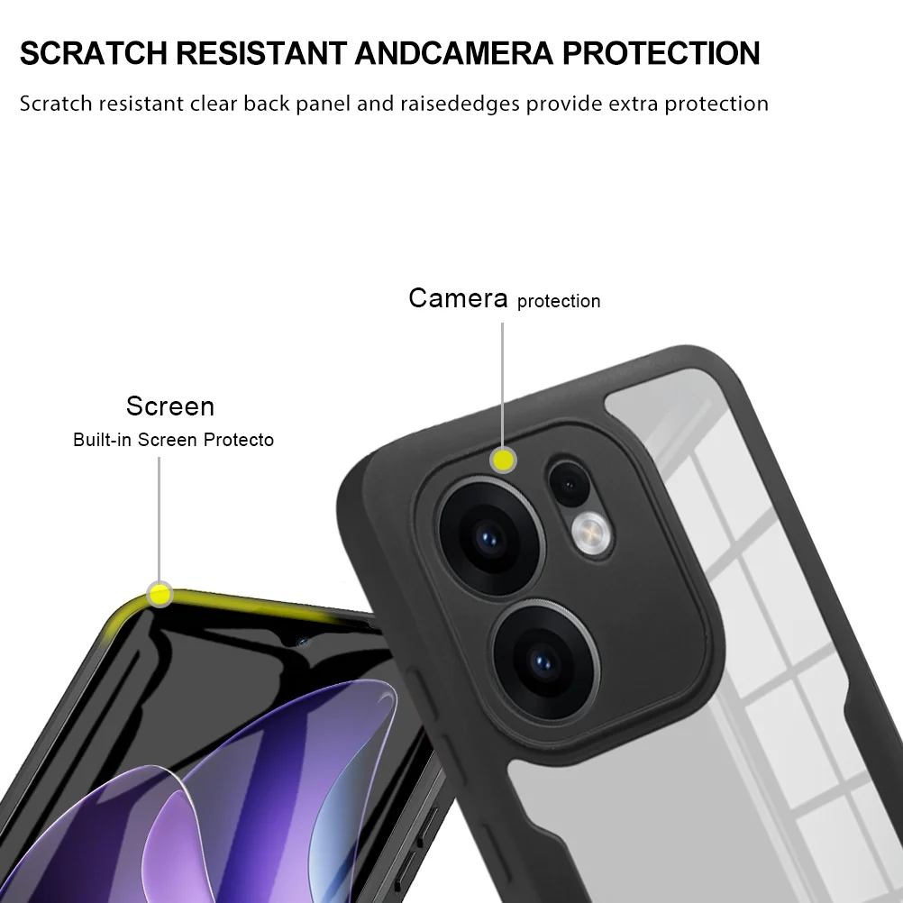 Full Body Shockproof Clear Protective Case