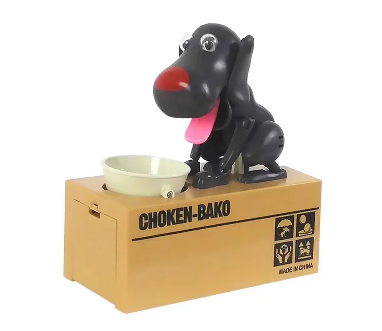 Automated Dog Steal Money Box Piggy Bank Coin Bank For Christmas Gift Kids Birthday Gift Money