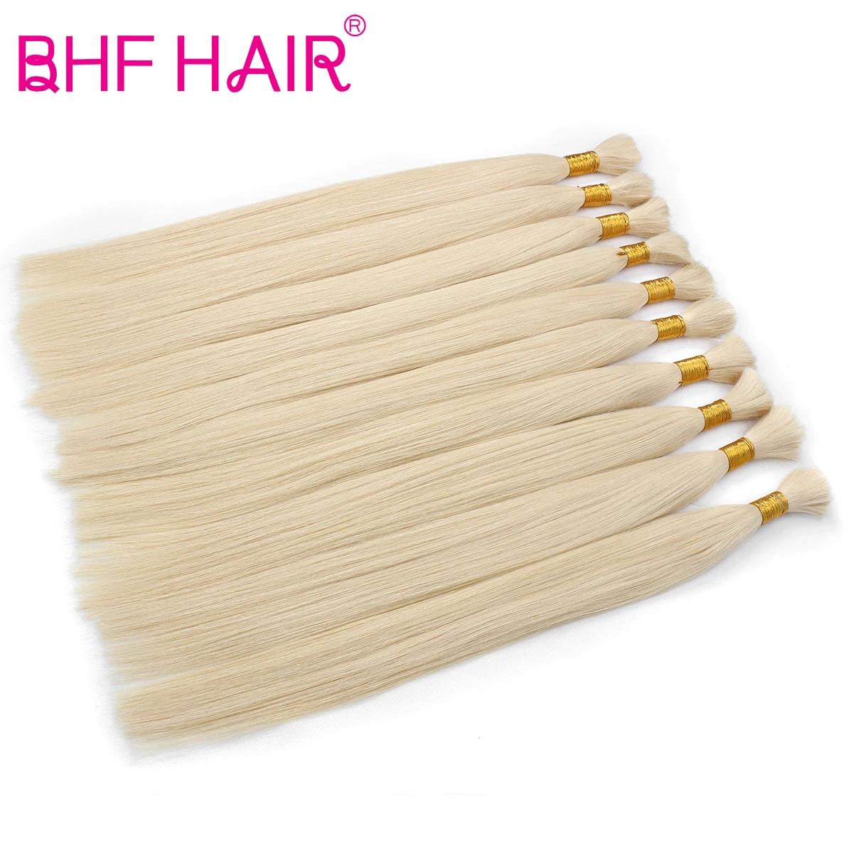 Bulk Human Hair for Braiding Straight Bundles No Weft Braid Extentions Women