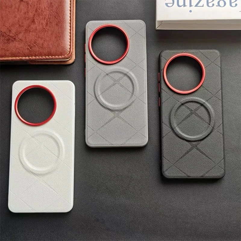 Luxury Magnetic Leather Phone Case - Premium Back Cover with Enhanced Protection