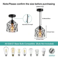 Nordic modern minimalist E27 pendant light for dining room, kitchen, bar counter, hallway, bathroom, bedroom, and bedside 4