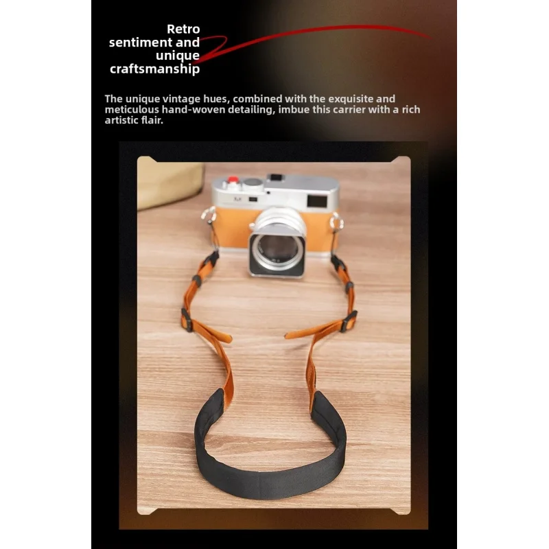 캐논, , 후지필름, 라이카 미러리스 DSLR 카메라에 적합한 새로운 나일론 조절식 레트로 카메라 숄더 스트랩