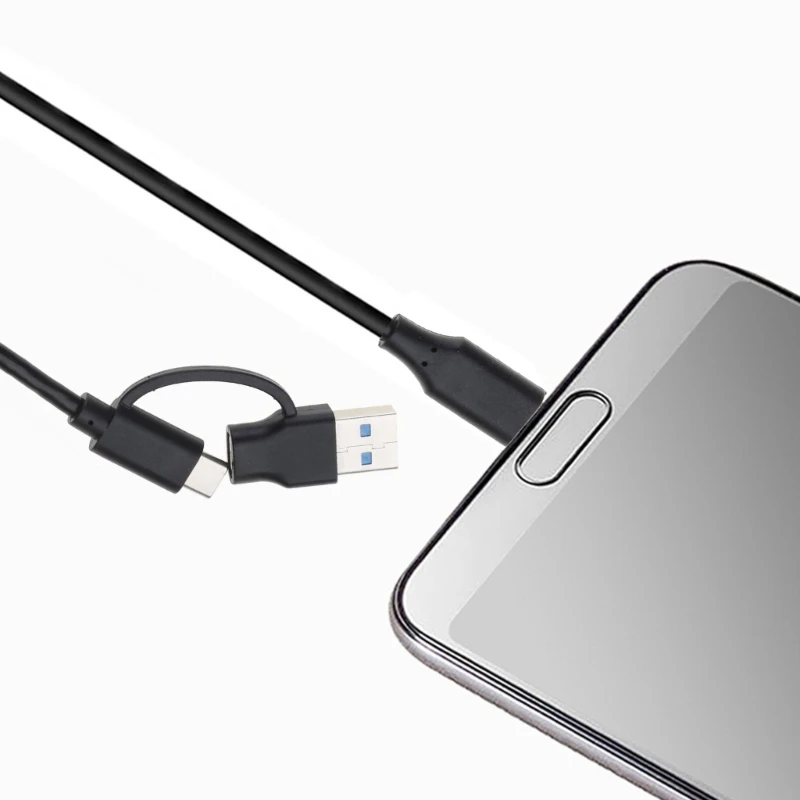 USB USB C 유형 C 데이터 동기화 어댑터 2 in 1 USB3.0 USB C 변환기