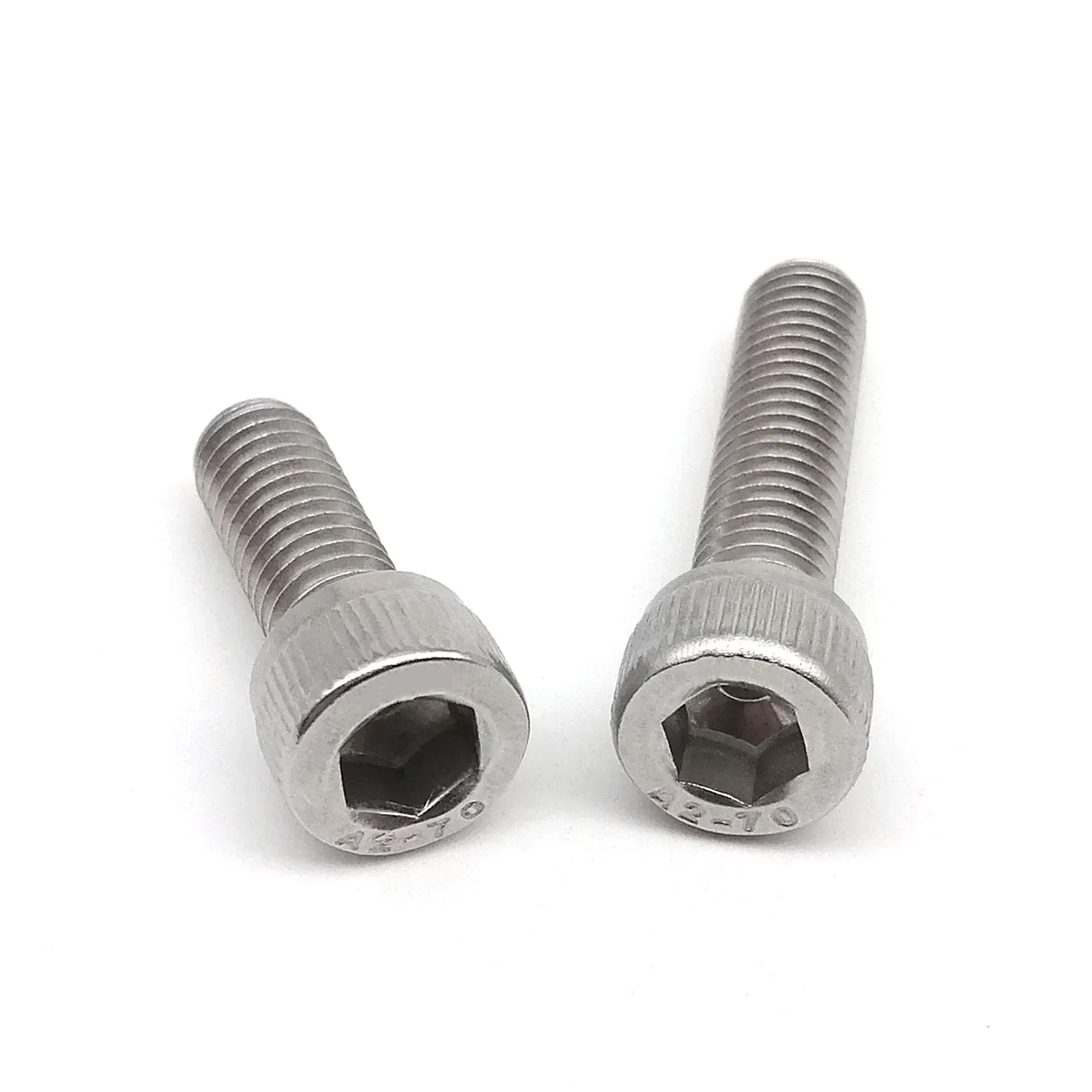 Hexagon Socket Screw Hex Socket Cap Screw Stainless Steel Screws Stainless Steel Screw 10/50pcs M2 M2.5 M3 M4 M5 M6 M8 304 A2-70 Stainless Steel DIN912 Hexagon Hex Socket Cap Allen Head Bolt Screw Length 4-100mm