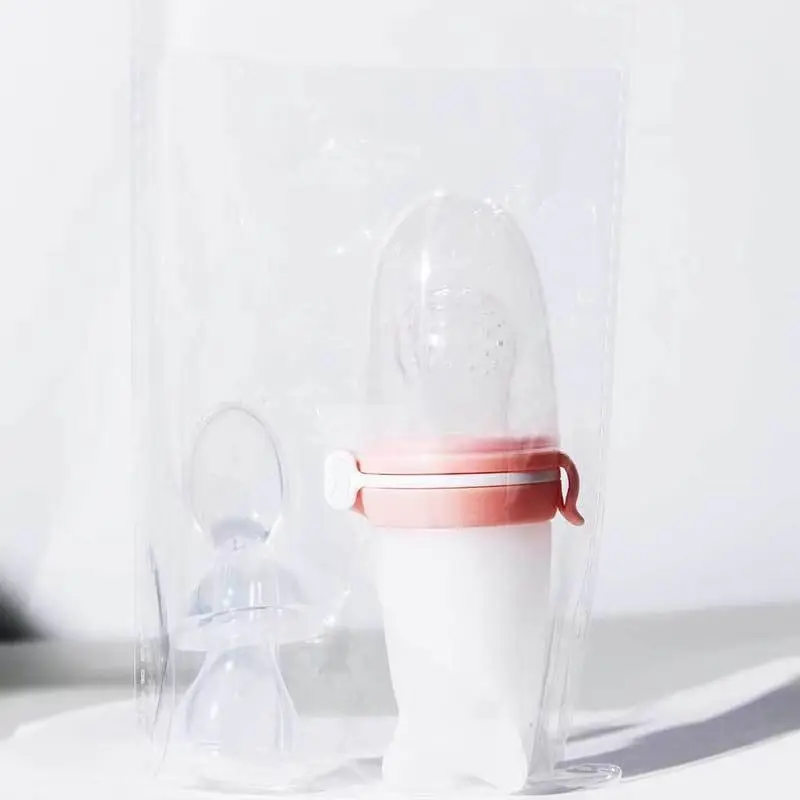 Baby Spoon Feeder Silicone Spoon Feeding Medicine Baby Cutlery 1PCS