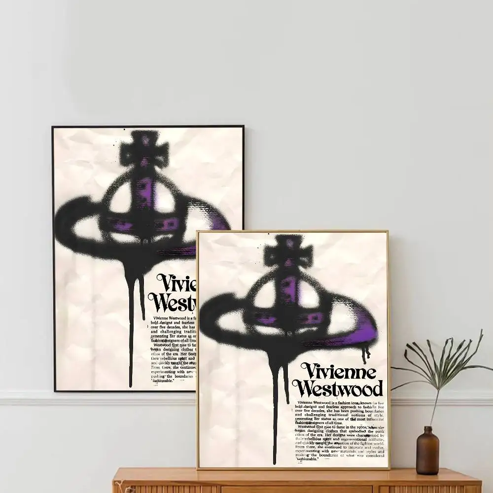 Vintage Fashion V-Vivienne W-Westwood Self-adhesive Art Poster