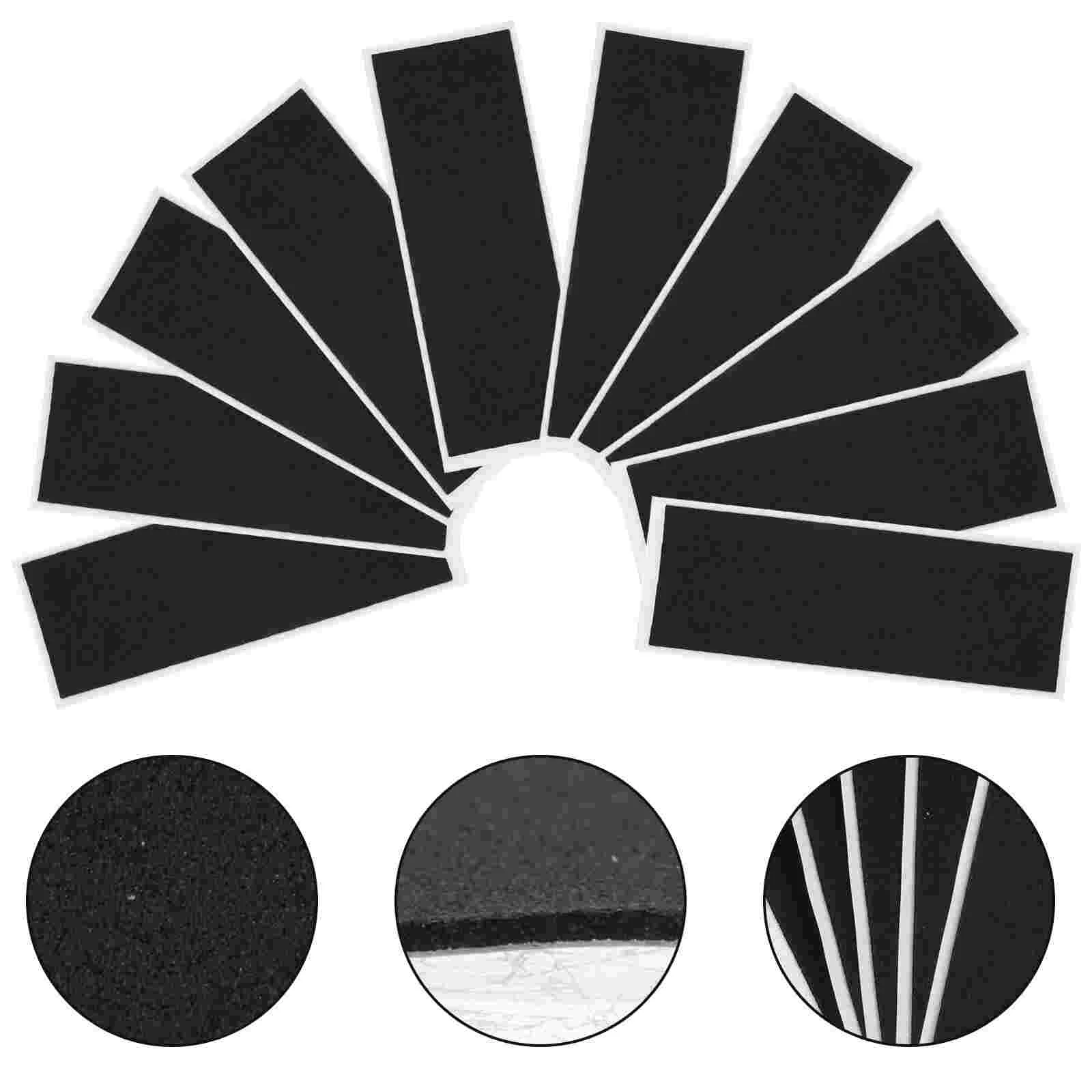 손가락 끝 그립 테이프용 미끄럼 방지 스티커, 프로 스쿠터 폼 스케이트보드 소형 데칼 액세서리, 10 개