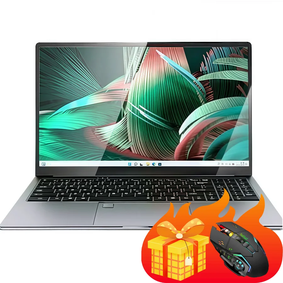 15.6" Ultraslim Gaming Laptop Intel N95 GTX1060 Portable Laptops notebook computer pc Windows 11 32GB DDR4 512GB IPS special