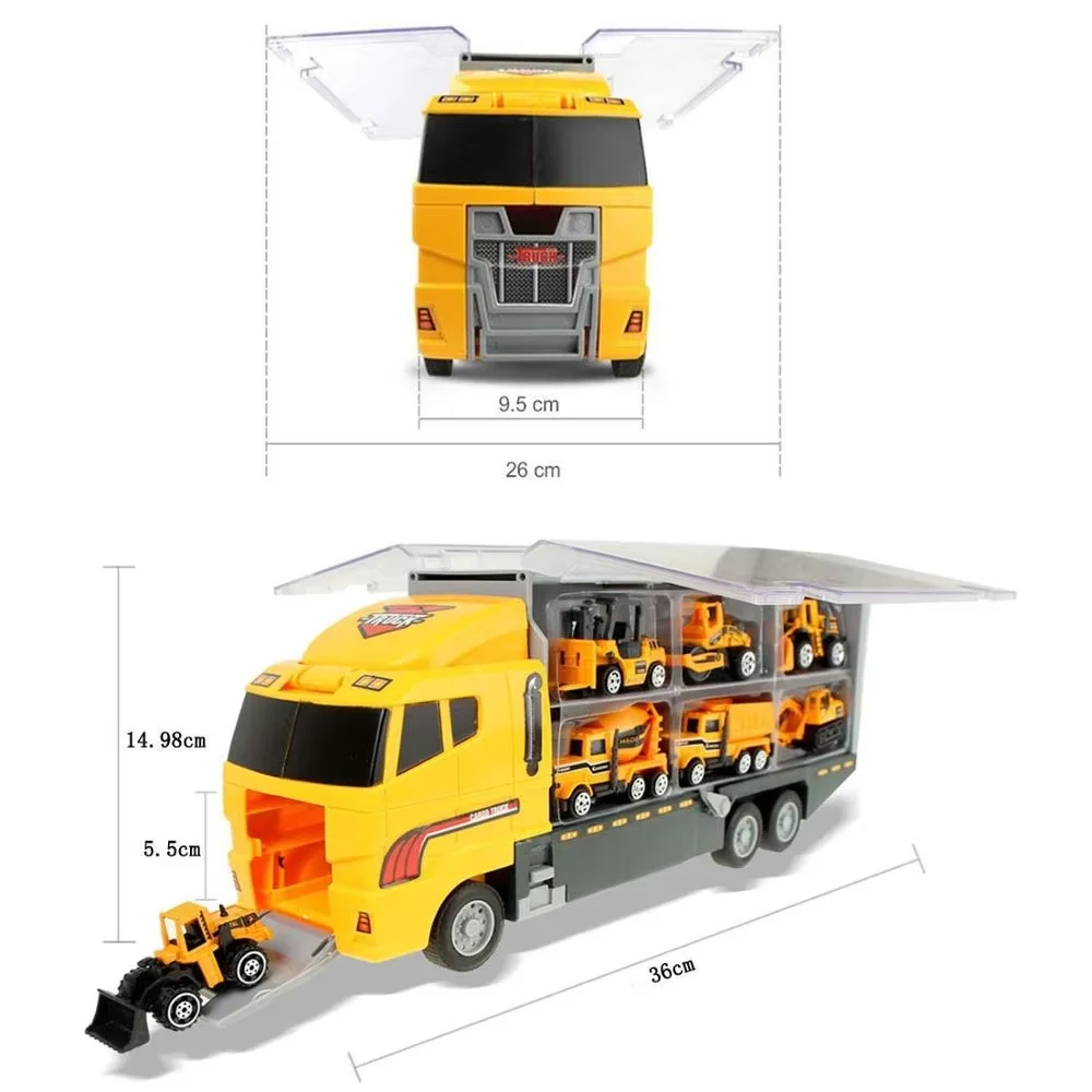 12-in-1 Mini Construction Trucks 2