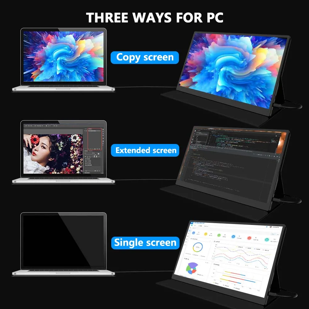 15.6 ġ 4K UHD ġũ ޴  100% sRGB FreeSync HDMI cŸ IPS ũ ̹ ÷ XBox PS4, 5 ġ PC, ǻ ǽ 