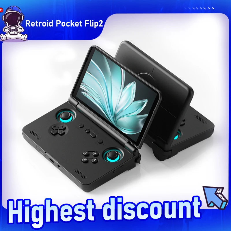 Retroid Pocket Flip 2 Console SD865 / D1100 1080p 500Nits