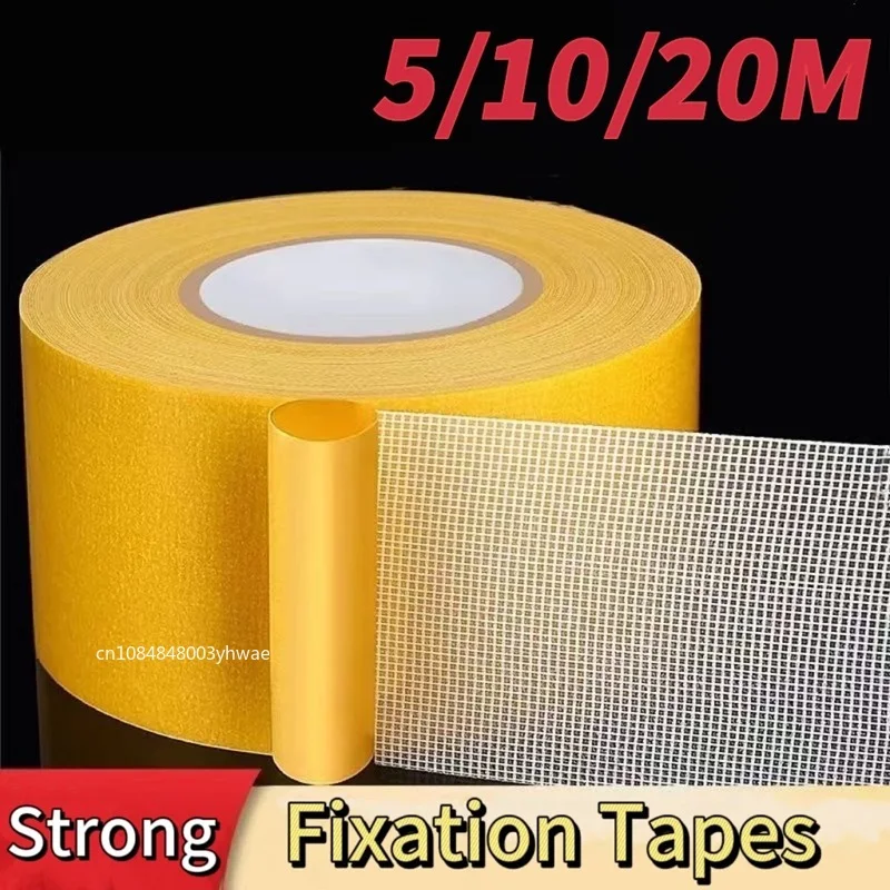 Traceless Carpet Adhesive Double Sided Cloth Base Tape With Strong Fixation High Viscosity For Waterproof Translucent Mesh sealing strip tape,waterproof tape,sealing tape