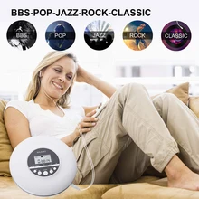 

Portable MINI CD Player for Adults Students Kids Personal Compact Disc CD Player with Headphones Jack Walkman with LCD Display