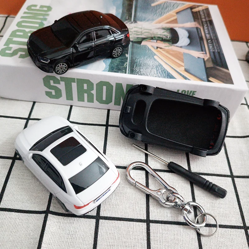 TPU Plica Key Fob Case Cover Anti-shock for Audi A4 Q5 A5 Q7