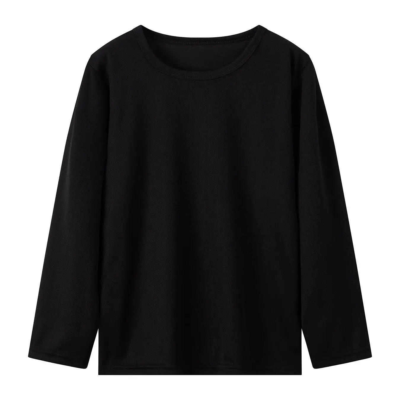 Children's autumn quick-drying sports solid color long sleeve T boys and girls casual Joker coat student sports T-shirt 2