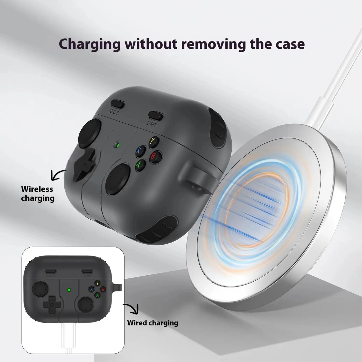 Game Console Design Silicone Protective AirPods Case Cover