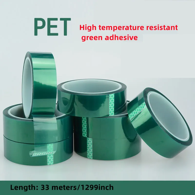 Green Polyester Hi-Temp Masking Tape PET Tape With Silicone Adhesive, Ideal  For Painting, Powder Coating, Circuit Boards - AliExpress