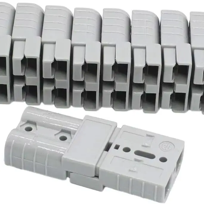 5/10pcs สําหรับ Anderson ปลั๊ก 50A 6awg Caravan Trailer พลังงานแสงอาทิตย์ 4x4 รถบรรทุกเหมาะสําหรับ Anderson รถแบตเตอรี่เชื่อมต่อ 1