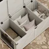 Coffee Table for Living Room,Lift Top Coffee Table with Storage,Small Accent Furniture with Mesh Cabinet and Rustic Lock 6