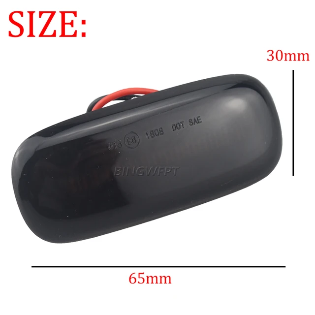 For Audi A2 A3 8L A4 B5 A6 4B C5 A8 4D TT 8N LED Dynamic Side Marker Turn Signal Light Sequential Blinker Light 6