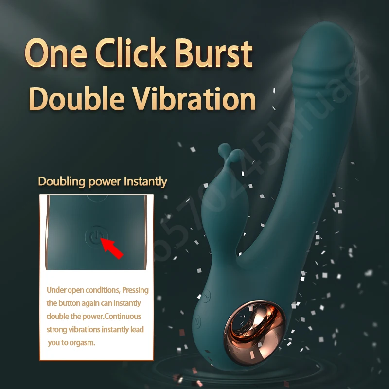 Dildo Vibrator Powerful Dual Vibration G Spot Clitoris Stimulation Masturbators Vaginal Women Massager Adult For Women Sex Toys