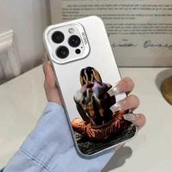 Stylish Rapper L - Lil Durk Protective Phone Case with Vibrant IMD Color Design - iPhone 14 Plus ( 1)