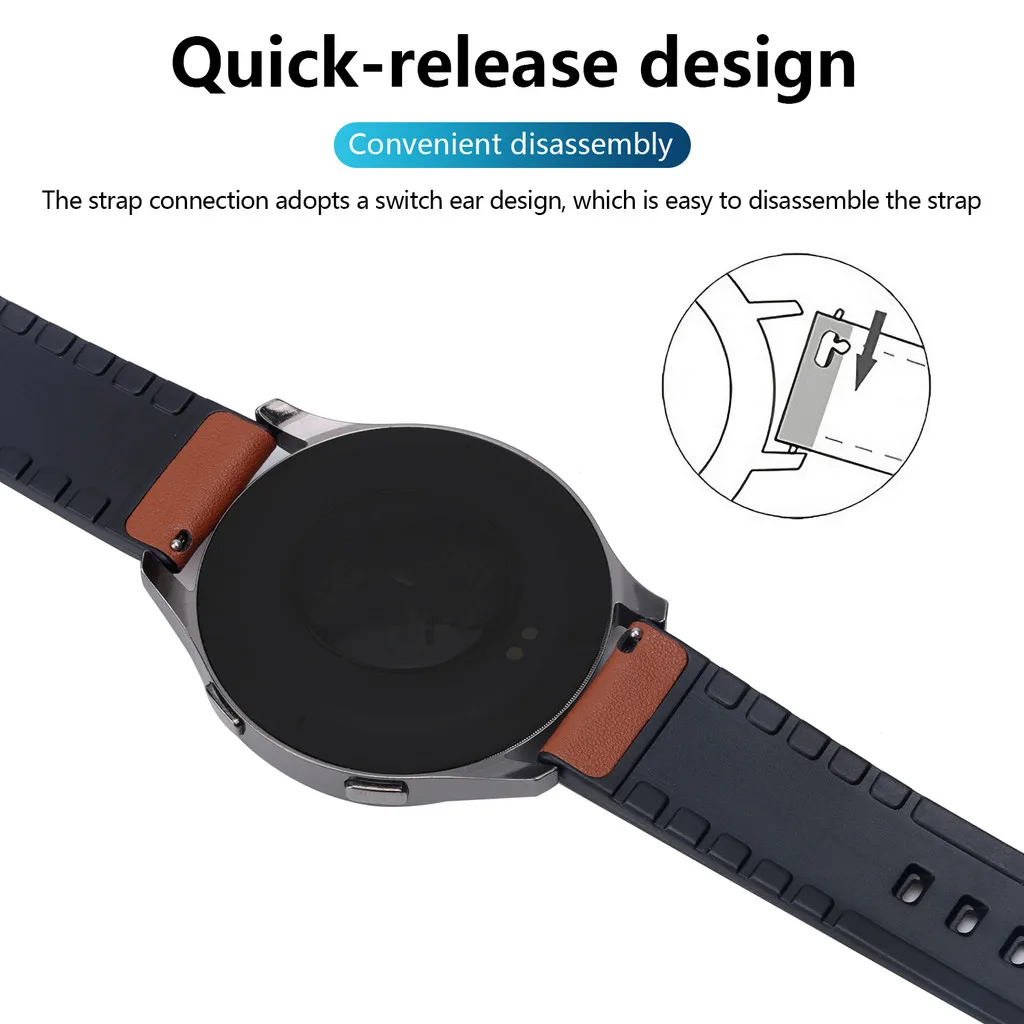 Premium Calfskin Leather Watch Strap – Soft, Unisex Wristwatch Accessory