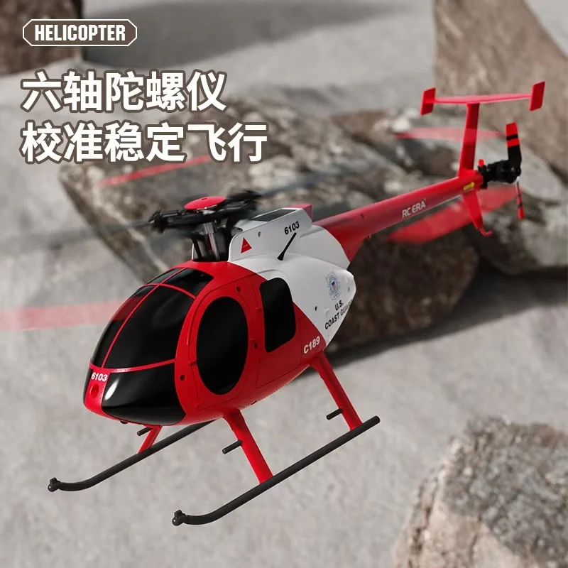 RC ERA C189 Realistic Remote-Controlled Helicopter Dual Brushless Four Channel Professional Simulation Aircraft Model Toy Gift 4
