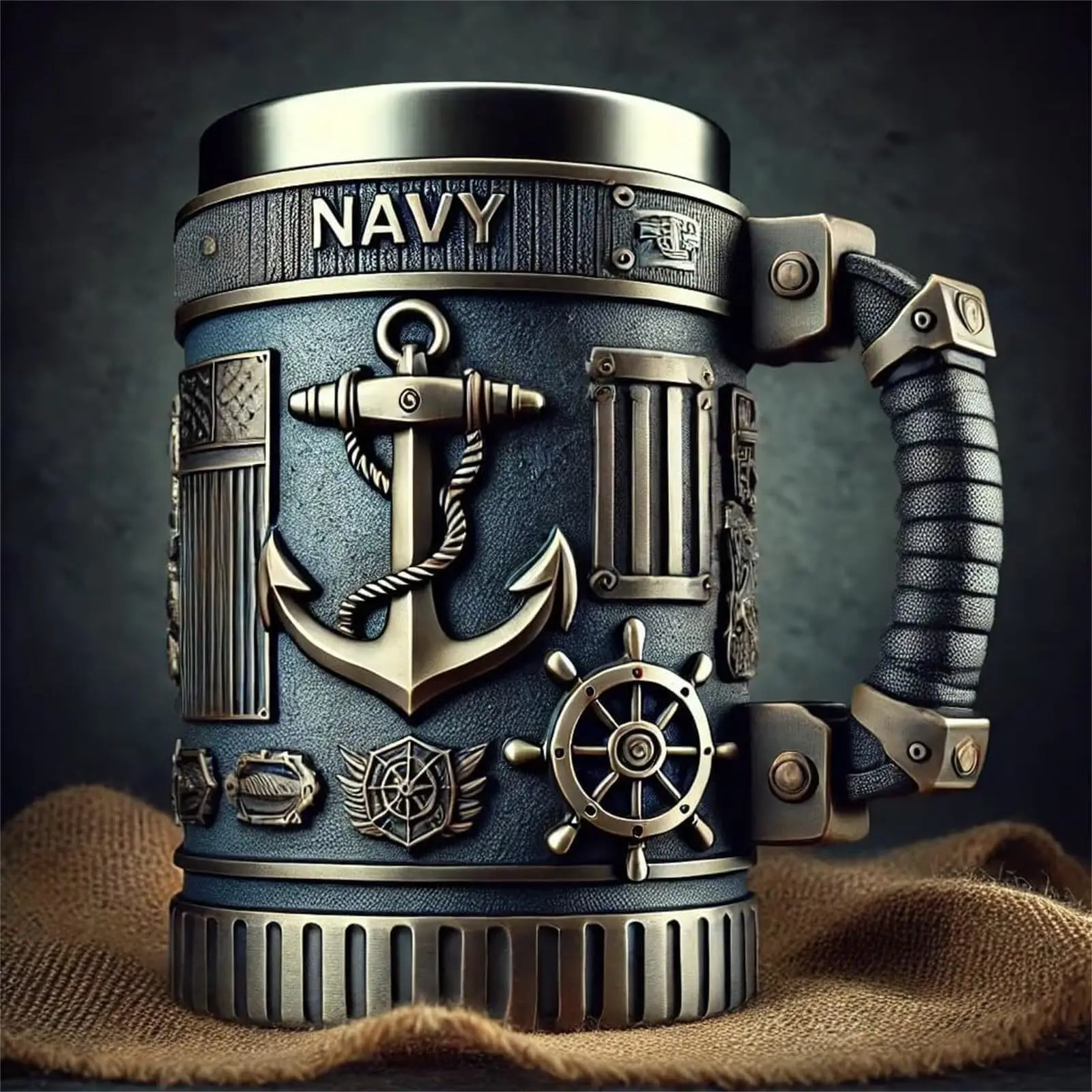 Military Mug Army Themed Mug 15 Oz Personalized Funny Coffee Cup Handmade Coffee Father Day Gift Veterans
