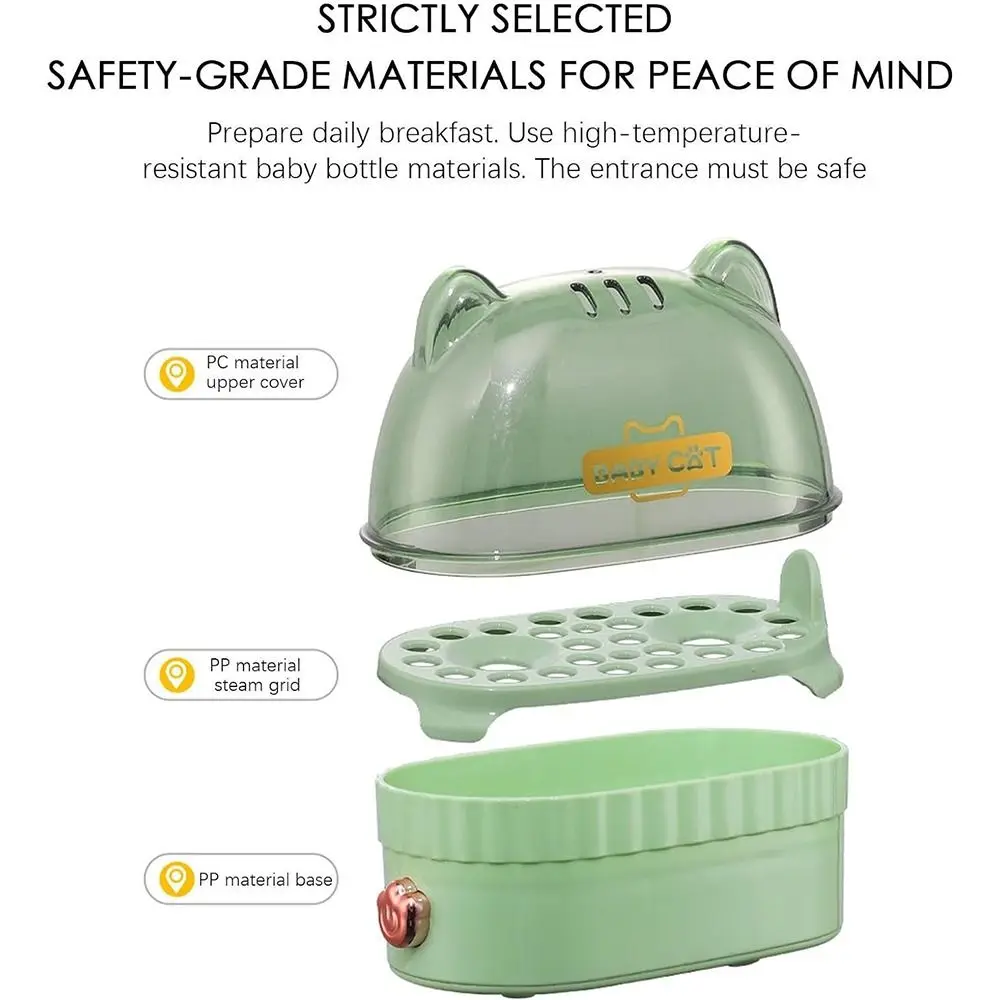 Egg Boiler Machine, Electric Hard Boiled Egg Maker, Safe Using Egg Boiler Machine Steamer with Timer Off, Multifunctional Egg